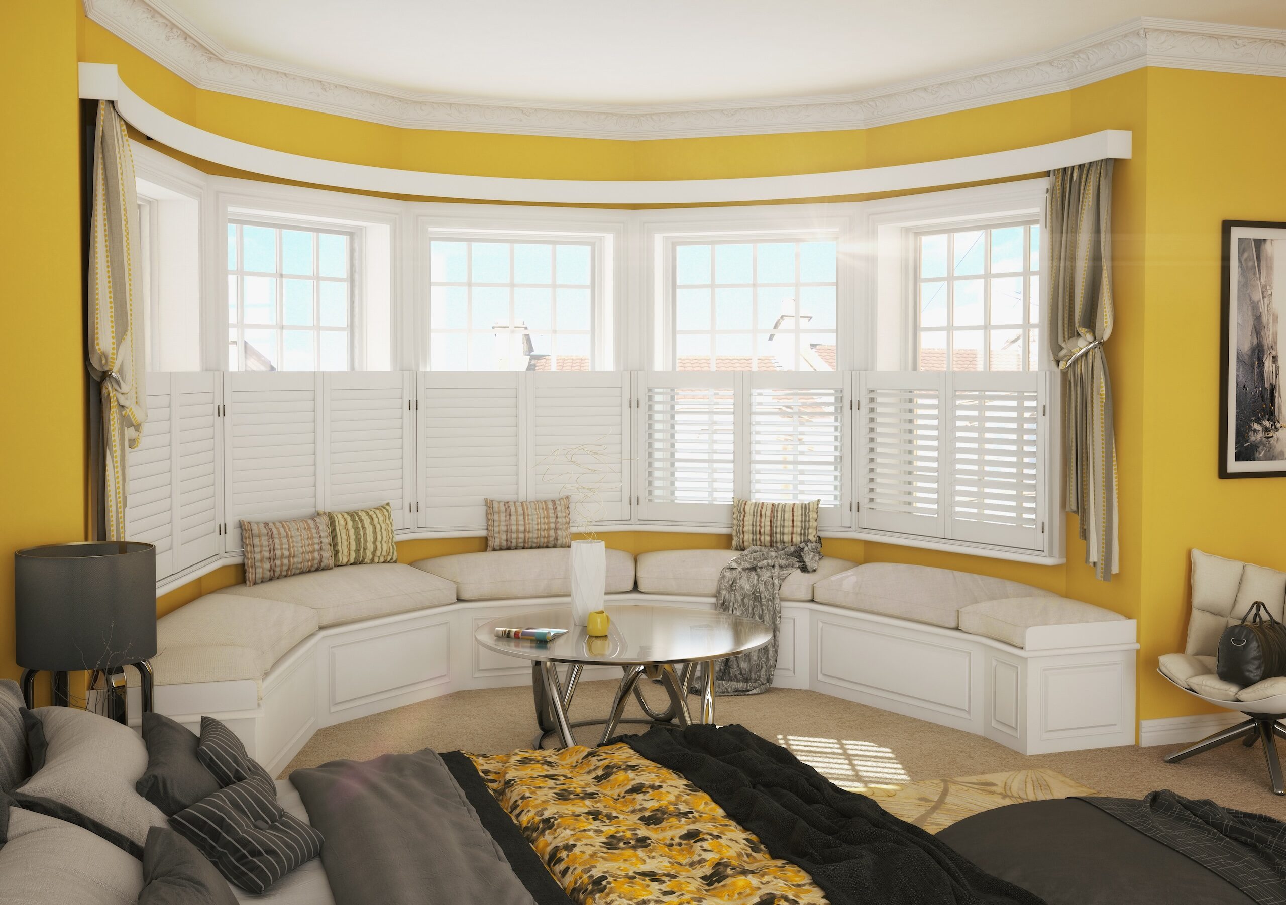 Bay Window Shutters